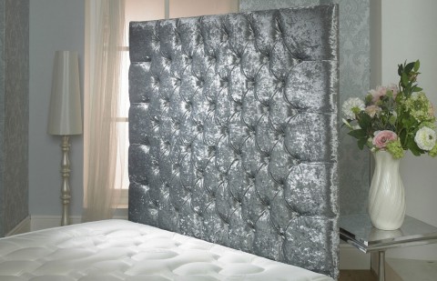 California Crushed Velvet Buttoned Wallboard