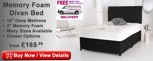 Divan Beds with memory Foam - Cheap Beds