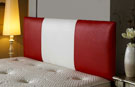 Duotone 3 Panel Dutone Headboard Red-White-Red