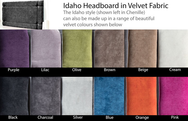Idaho_Velvet Velvet Headboard-
