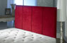 Sultan 4 Vertical Panel Chenille Red