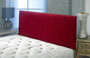 Venice Chenille Stitched Vertical Panel Headboard Red