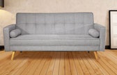 Bologna-Sofabed Fabric Modern 3 Seater Sofabed Grey1
